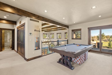This Sun Forest-built home is perfectly positioned between the on The Club At Pronghorn Golf Course in Oregon - for sale on GolfHomes.com, golf home, golf lot