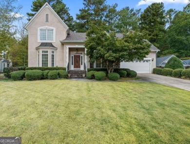 Welcome home to an oasis not too far from the city. Quiet 13 on Canongate At Flat Creek Club in Georgia - for sale on GolfHomes.com, golf home, golf lot