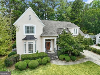 Welcome home to an oasis not too far from the city. Quiet 13 on Canongate At Flat Creek Club in Georgia - for sale on GolfHomes.com, golf home, golf lot