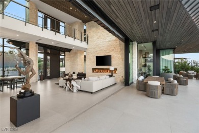 Architectural desert modern masterpiece set back from the street on The Summit Club in Nevada - for sale on GolfHomes.com, golf home, golf lot
