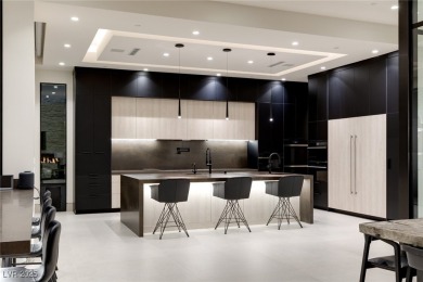 Architectural desert modern masterpiece set back from the street on The Summit Club in Nevada - for sale on GolfHomes.com, golf home, golf lot