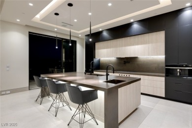 Architectural desert modern masterpiece set back from the street on The Summit Club in Nevada - for sale on GolfHomes.com, golf home, golf lot