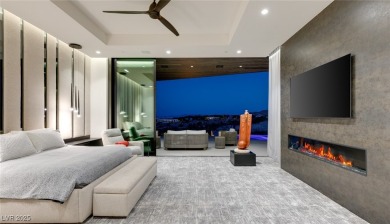 Architectural desert modern masterpiece set back from the street on The Summit Club in Nevada - for sale on GolfHomes.com, golf home, golf lot