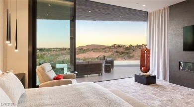 Architectural desert modern masterpiece set back from the street on The Summit Club in Nevada - for sale on GolfHomes.com, golf home, golf lot