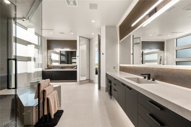 Architectural desert modern masterpiece set back from the street on The Summit Club in Nevada - for sale on GolfHomes.com, golf home, golf lot