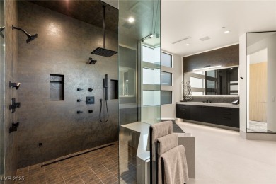 Architectural desert modern masterpiece set back from the street on The Summit Club in Nevada - for sale on GolfHomes.com, golf home, golf lot