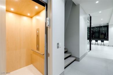 Architectural desert modern masterpiece set back from the street on The Summit Club in Nevada - for sale on GolfHomes.com, golf home, golf lot