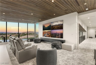 Architectural desert modern masterpiece set back from the street on The Summit Club in Nevada - for sale on GolfHomes.com, golf home, golf lot