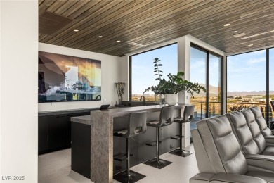Architectural desert modern masterpiece set back from the street on The Summit Club in Nevada - for sale on GolfHomes.com, golf home, golf lot