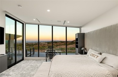Architectural desert modern masterpiece set back from the street on The Summit Club in Nevada - for sale on GolfHomes.com, golf home, golf lot