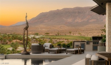Architectural desert modern masterpiece set back from the street on The Summit Club in Nevada - for sale on GolfHomes.com, golf home, golf lot