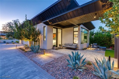 Architectural desert modern masterpiece set back from the street on The Summit Club in Nevada - for sale on GolfHomes.com, golf home, golf lot