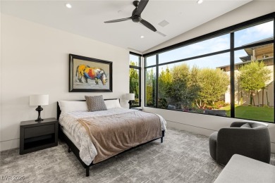 Architectural desert modern masterpiece set back from the street on The Summit Club in Nevada - for sale on GolfHomes.com, golf home, golf lot