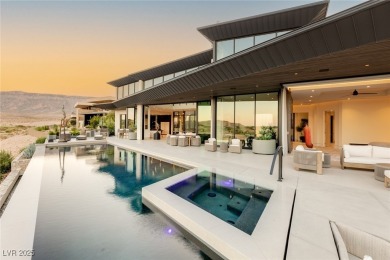 Architectural desert modern masterpiece set back from the street on The Summit Club in Nevada - for sale on GolfHomes.com, golf home, golf lot