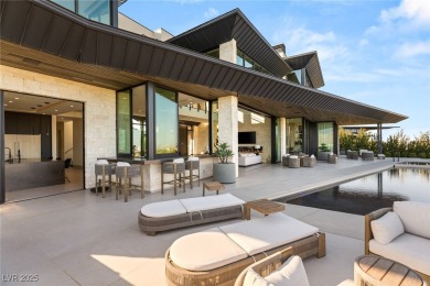 Architectural desert modern masterpiece set back from the street on The Summit Club in Nevada - for sale on GolfHomes.com, golf home, golf lot