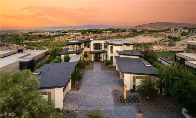 Architectural desert modern masterpiece set back from the street on The Summit Club in Nevada - for sale on GolfHomes.com, golf home, golf lot