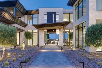 Architectural desert modern masterpiece set back from the street on The Summit Club in Nevada - for sale on GolfHomes.com, golf home, golf lot