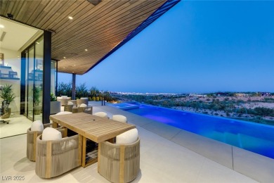 Architectural desert modern masterpiece set back from the street on The Summit Club in Nevada - for sale on GolfHomes.com, golf home, golf lot