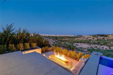 Architectural desert modern masterpiece set back from the street on The Summit Club in Nevada - for sale on GolfHomes.com, golf home, golf lot
