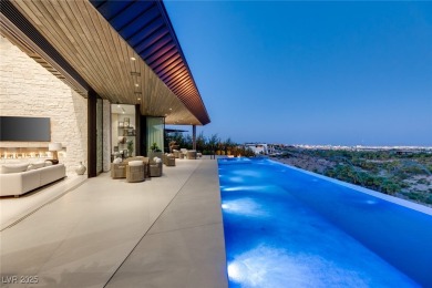 Architectural desert modern masterpiece set back from the street on The Summit Club in Nevada - for sale on GolfHomes.com, golf home, golf lot