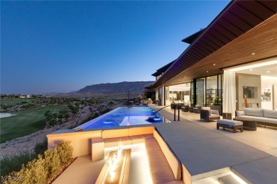 Architectural desert modern masterpiece set back from the street on The Summit Club in Nevada - for sale on GolfHomes.com, golf home, golf lot
