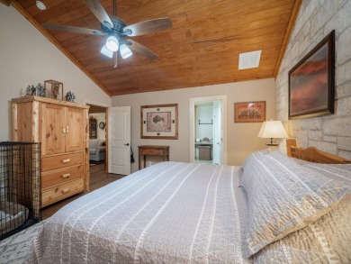 This stunning log cabin features 3 bedrooms, 2 bathrooms, and on Lago Vista Golf Club in Texas - for sale on GolfHomes.com, golf home, golf lot