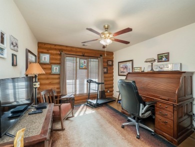 This stunning log cabin features 3 bedrooms, 2 bathrooms, and on Lago Vista Golf Club in Texas - for sale on GolfHomes.com, golf home, golf lot