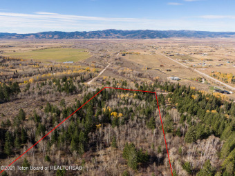 Victor Alpine Setting-  Over 8 acres! This treed site slopes on Headwaters Club At Teton Springs in Idaho - for sale on GolfHomes.com, golf home, golf lot