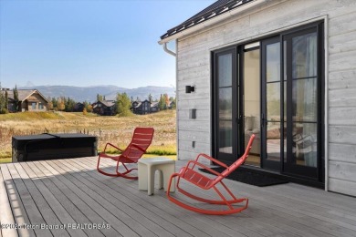 Stunning 4 bed, 4.5 bath Tributary Cabin with pond & Teton on Huntsman Springs Golf Club in Idaho - for sale on GolfHomes.com, golf home, golf lot