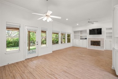 This comfortable 3-2.5-2 home with golf cart space is tucked on Nutcracker Golf Club in Texas - for sale on GolfHomes.com, golf home, golf lot