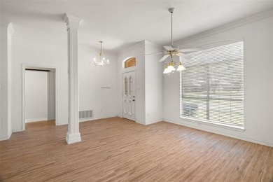 This comfortable 3-2.5-2 home with golf cart space is tucked on Nutcracker Golf Club in Texas - for sale on GolfHomes.com, golf home, golf lot