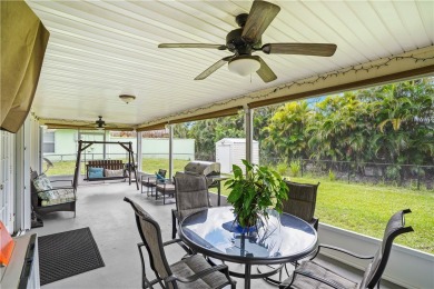 Charming Key West style 3 bedroom, 2 bath, 1 car garage home on on Sebastian Municipal Golf Course in Florida - for sale on GolfHomes.com, golf home, golf lot