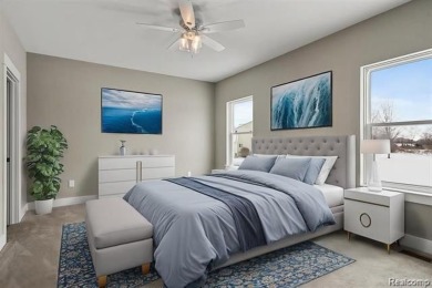 Home is currently being built with approximately 2-3 months on Copper Ridge Golf Club in Michigan - for sale on GolfHomes.com, golf home, golf lot