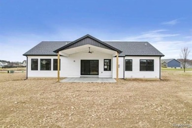 Home is currently being built with approximately 2-3 months on Copper Ridge Golf Club in Michigan - for sale on GolfHomes.com, golf home, golf lot