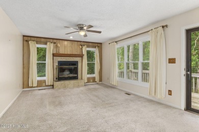 This 2-bedroom, 3-bath home, second row from the sound, offers a on The Country Club of the Crystal Coast in North Carolina - for sale on GolfHomes.com, golf home, golf lot