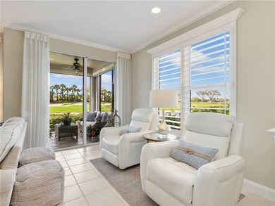 Front-row golf course living awaits in this first-floor 2+den on  in Florida - for sale on GolfHomes.com, golf home, golf lot