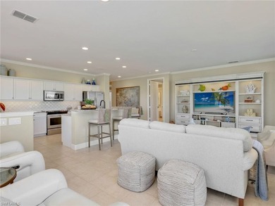 Front-row golf course living awaits in this first-floor 2+den on  in Florida - for sale on GolfHomes.com, golf home, golf lot