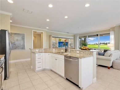 Front-row golf course living awaits in this first-floor 2+den on  in Florida - for sale on GolfHomes.com, golf home, golf lot