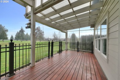 Fore! You! Relax from the supersized covered deck of this on Emerald Valley Golf Course in Oregon - for sale on GolfHomes.com, golf home, golf lot