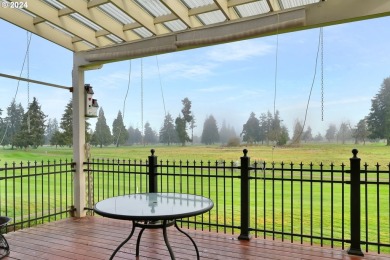 Fore! You! Relax from the supersized covered deck of this on Emerald Valley Golf Course in Oregon - for sale on GolfHomes.com, golf home, golf lot