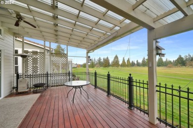 Fore! You! Relax from the supersized covered deck of this on Emerald Valley Golf Course in Oregon - for sale on GolfHomes.com, golf home, golf lot