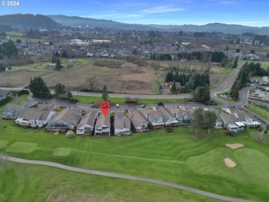 Fore! You! Relax from the supersized covered deck of this on Emerald Valley Golf Course in Oregon - for sale on GolfHomes.com, golf home, golf lot