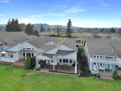 Fore! You! Relax from the supersized covered deck of this on Emerald Valley Golf Course in Oregon - for sale on GolfHomes.com, golf home, golf lot