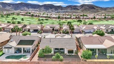 Single-story home in Sun City MacDonald Ranch, a 55+ Henderson on Desert Willow Golf Course in Nevada - for sale on GolfHomes.com, golf home, golf lot