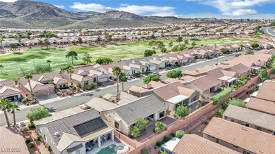 Single-story home in Sun City MacDonald Ranch, a 55+ Henderson on Desert Willow Golf Course in Nevada - for sale on GolfHomes.com, golf home, golf lot