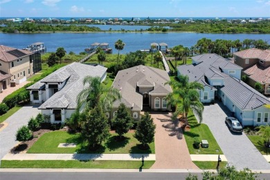 WATERFRONT RETREAT ON RIVERWALK! Welcome to your serene on Grand Haven Golf Club in Florida - for sale on GolfHomes.com, golf home, golf lot
