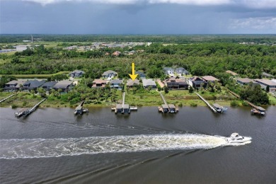 WATERFRONT RETREAT ON RIVERWALK! Welcome to your serene on Grand Haven Golf Club in Florida - for sale on GolfHomes.com, golf home, golf lot