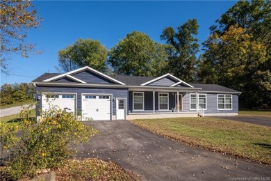 Welcome home! This beautiful new 3-bedroom, 2-bathroom house is on French Lick Springs Golf Courses and Resort in Indiana - for sale on GolfHomes.com, golf home, golf lot