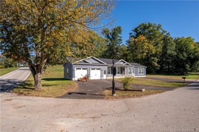 Welcome home! This beautiful new 3-bedroom, 2-bathroom house is on French Lick Springs Golf Courses and Resort in Indiana - for sale on GolfHomes.com, golf home, golf lot