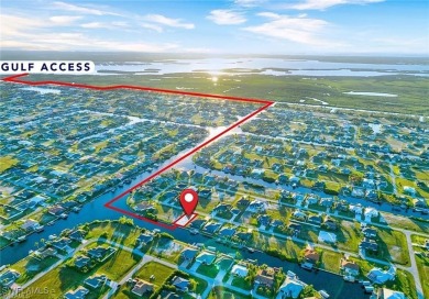 Seawall Newly Installed! Beautiful waterfront property. Gulf on Burnt Store Golf Club in Florida - for sale on GolfHomes.com, golf home, golf lot